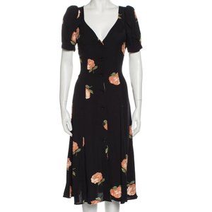 Reformation Floral A-Line Dress